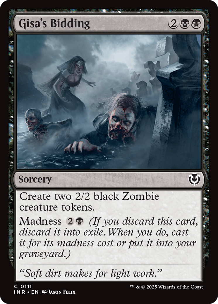 {C} Gisa's Bidding [Innistrad Remastered][INR 111]