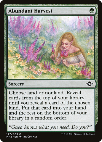 {C} Abundant Harvest [Modern Horizons 2][MH2 147]