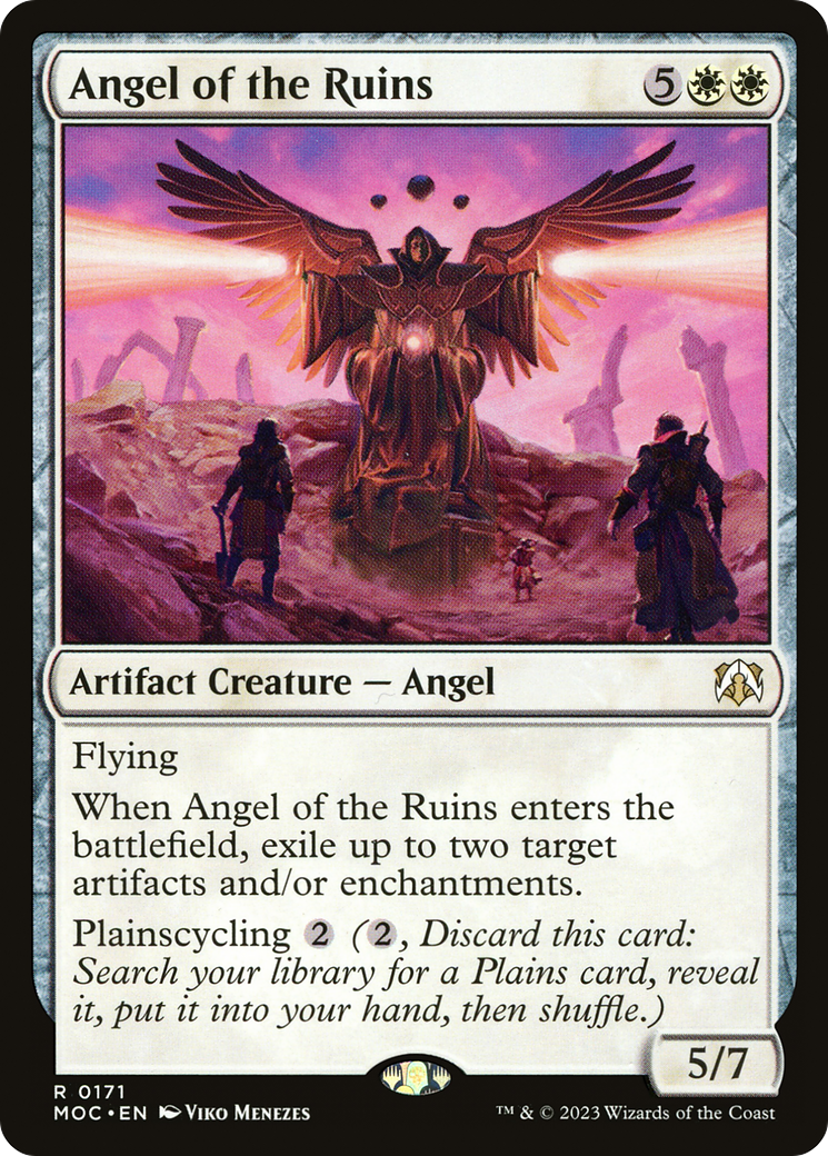 {R} Angel of the Ruins [March of the Machine Commander][MOC 171]