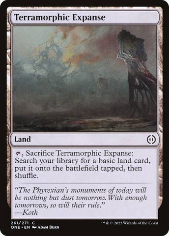 {C} Terramorphic Expanse [Phyrexia: All Will Be One][ONE 261]