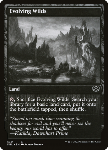 {C} Evolving Wilds (530) [Innistrad: Double Feature][DBL 530]
