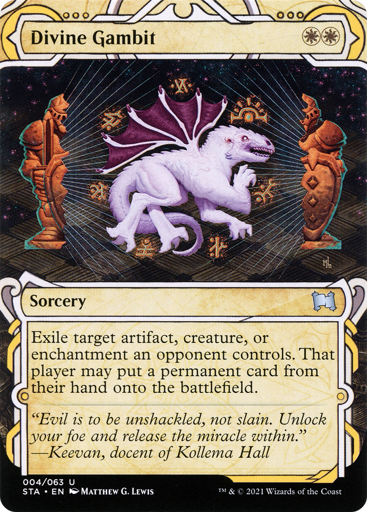 {C} Divine Gambit [Strixhaven: School of Mages Mystical Archive][STA 004]