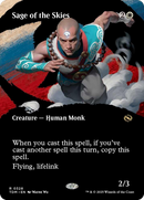 {@R} Sage of the Skies (Borderless) [Tarkir: Dragonstorm][TDM 328]