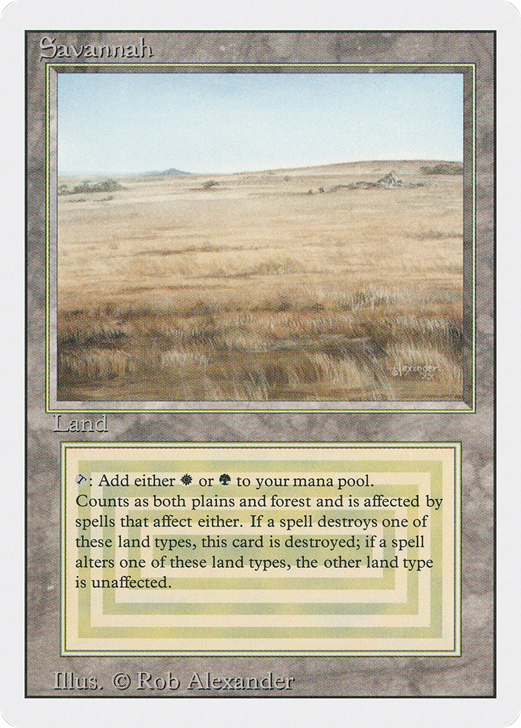{R} Savannah [Revised Edition][3ED 285] - Misty Mountain Games