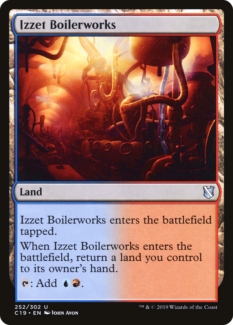 {C} Izzet Boilerworks [Commander 2019][C19 252]