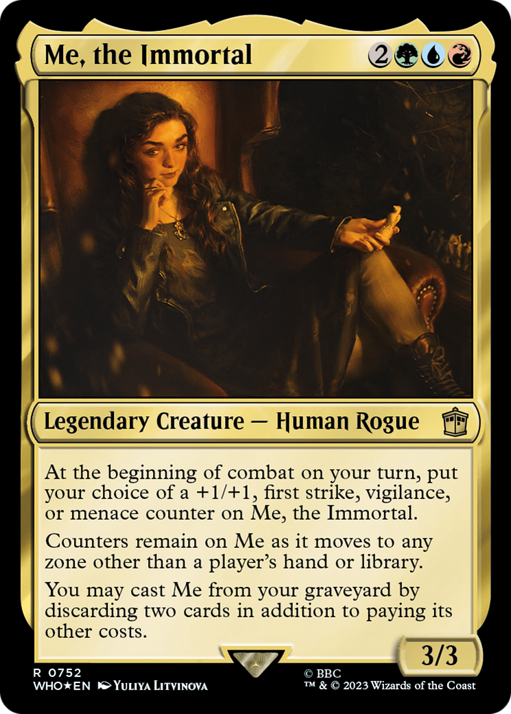 {R} Me, the Immortal (Surge Foil) [Doctor Who][WHO 752]