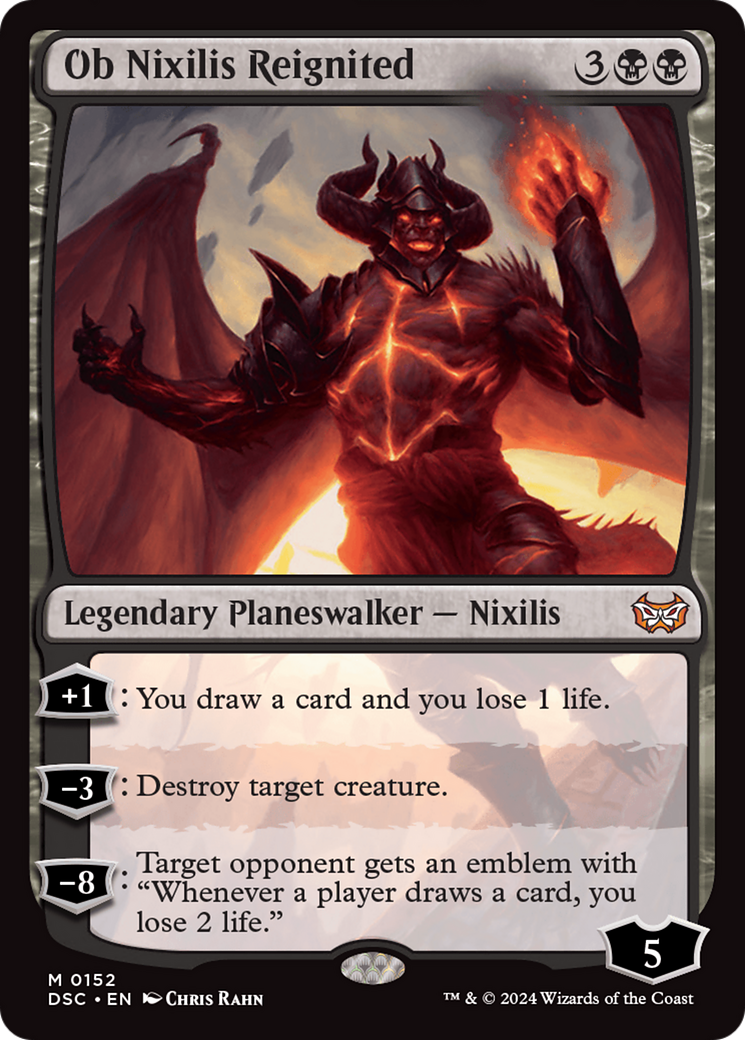 {R} Ob Nixilis Reignited [Duskmourn: House of Horror Commander][DSC 152]