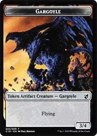 {T} Gargoyle // Egg Double-sided Token [Commander 2019 Tokens][TC19 022]