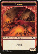 {T} Spider // Dragon Double-Sided Token [Commander 2015 Tokens][TC15 018]