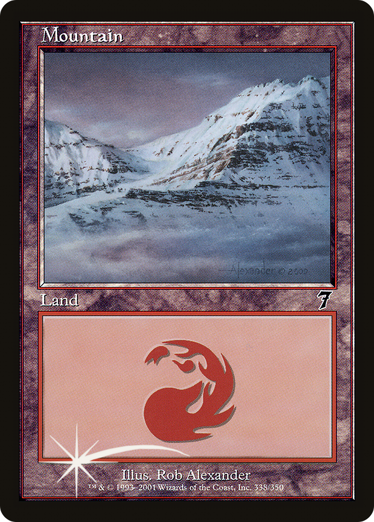 {B}[7ED 338] Mountain (338) [Seventh Edition]