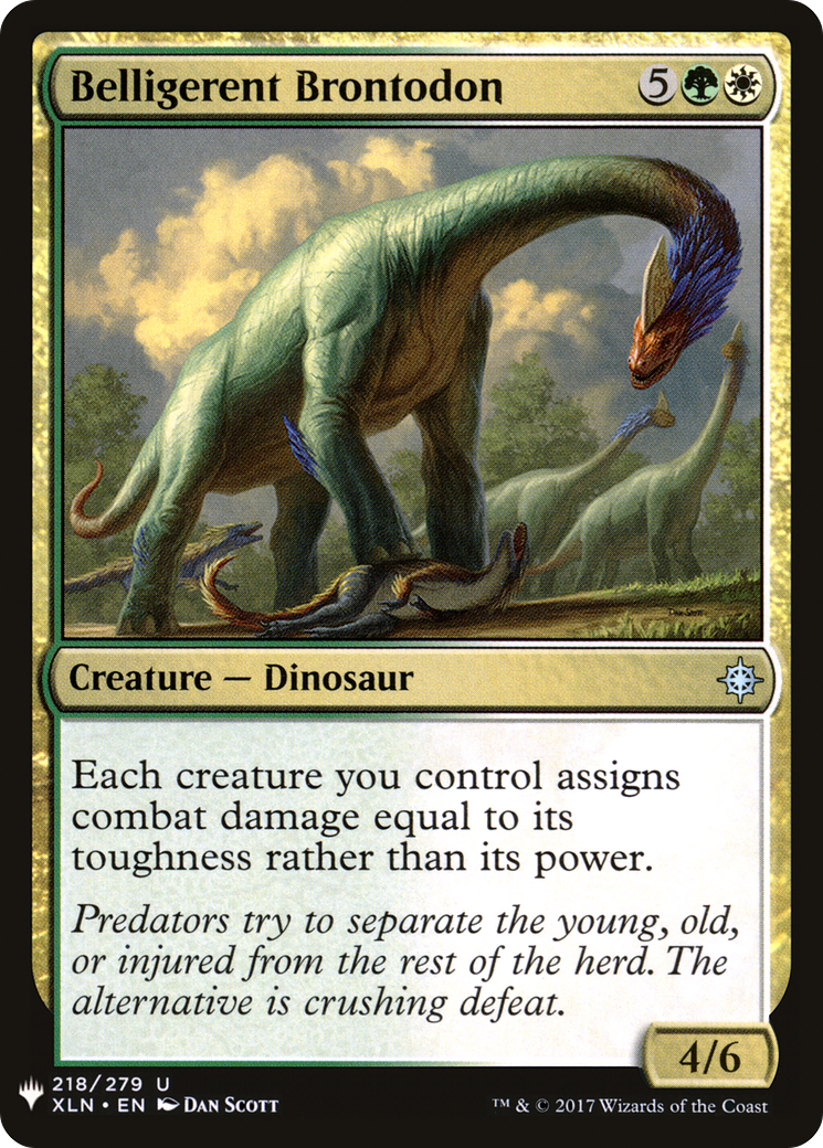 Belligerent Brontodon [PLST-XLN-218]