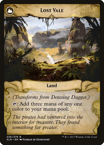{R} Dowsing Dagger // Lost Vale [Ixalan][XLN 235]