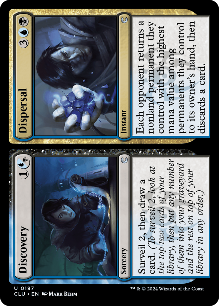 {C} Discovery // Dispersal [Ravnica: Clue Edition][CLU 187]