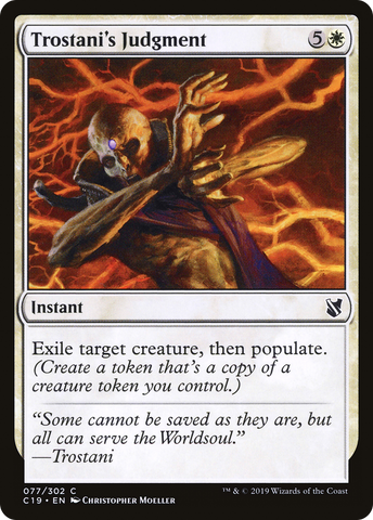 {C} Trostani's Judgment [Commander 2019][C19 077]