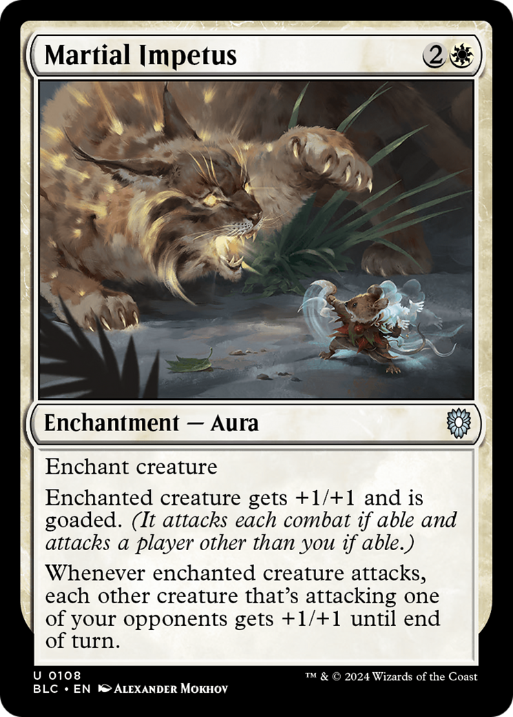 {C} Martial Impetus [Bloomburrow Commander][BLC 108]