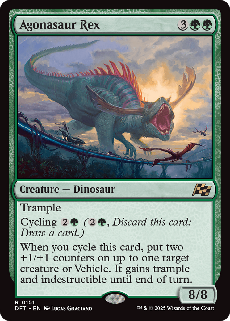 {@R} Agonasaur Rex [Aetherdrift][DFT 151]