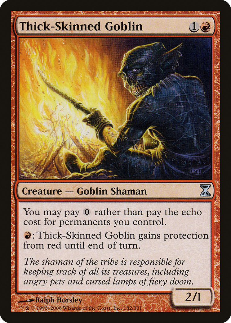 {C} Thick-Skinned Goblin [Time Spiral][TSP 182]