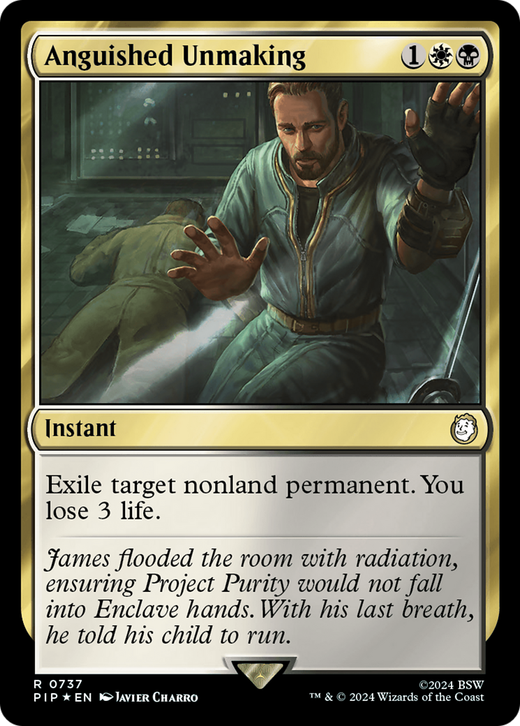 {R} Anguished Unmaking (Surge Foil) [Fallout][PIP 737]