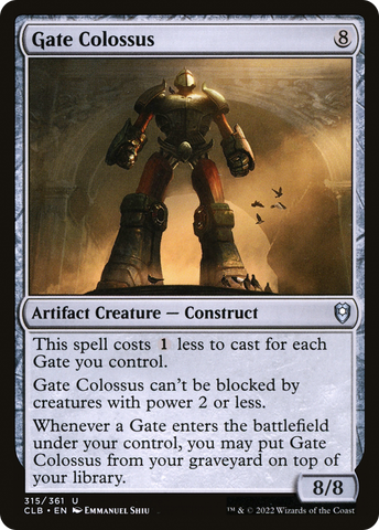 {C} Gate Colossus [Commander Legends: Battle for Baldur's Gate][CLB 315]