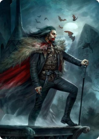 {A} Dracula, Blood Immortal Art Card [Innistrad: Crimson Vow Art Series][AVOW 071]
