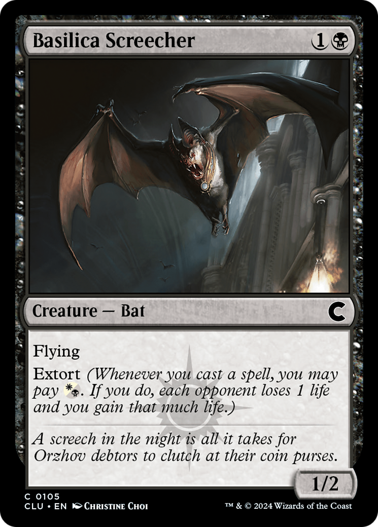 {C} Basilica Screecher [Ravnica: Clue Edition][CLU 105]