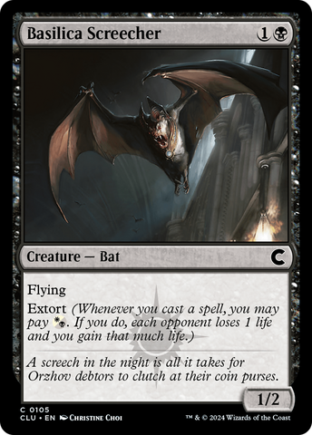 {C} Basilica Screecher [Ravnica: Clue Edition][CLU 105]