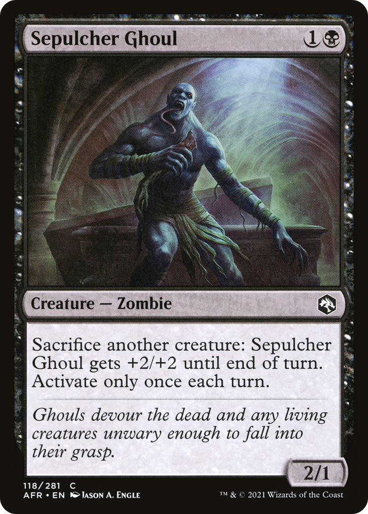 {C} Sepulcher Ghoul [Dungeons & Dragons: Adventures in the Forgotten Realms][AFR 118]