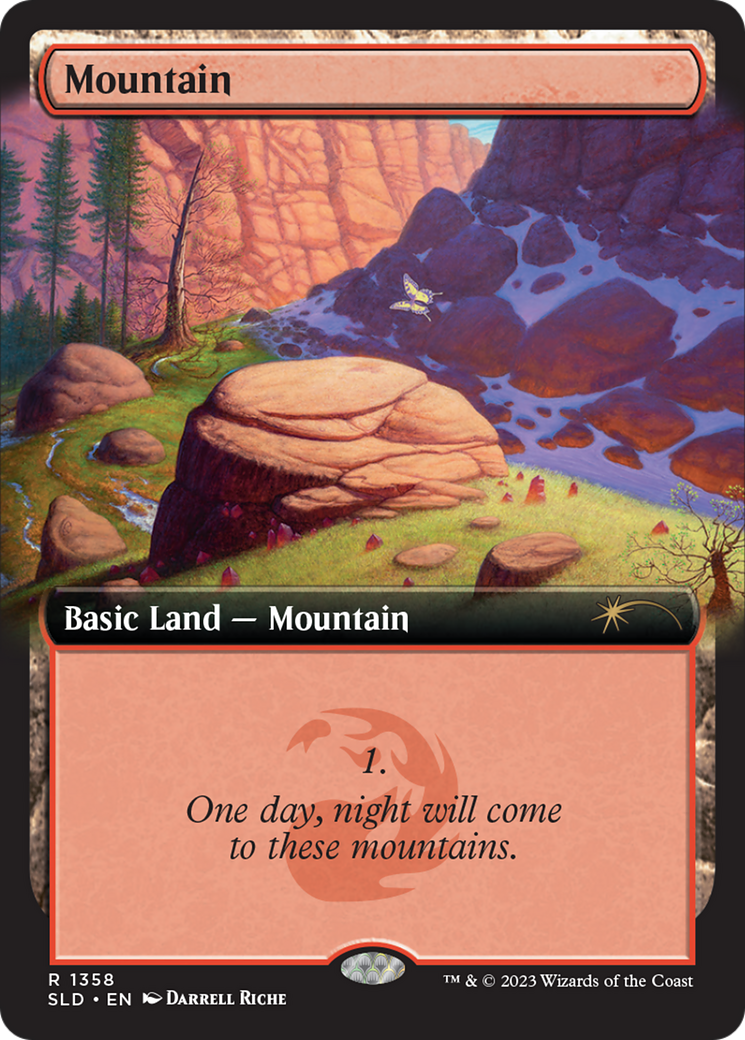{B} Mountain (1358) [Secret Lair Drop Series][SLD 1358]