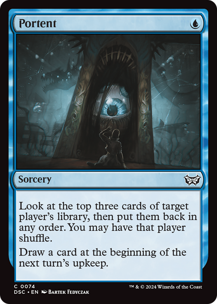 {C} Portent [Duskmourn: House of Horror Commander][DSC 074]
