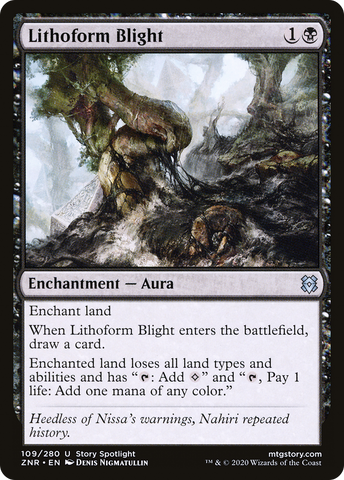 {C} Lithoform Blight [Zendikar Rising][ZNR 109]