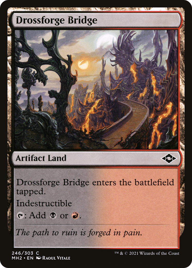 {C} Drossforge Bridge (Foil) [Modern Horizons 2] [MH2 246]