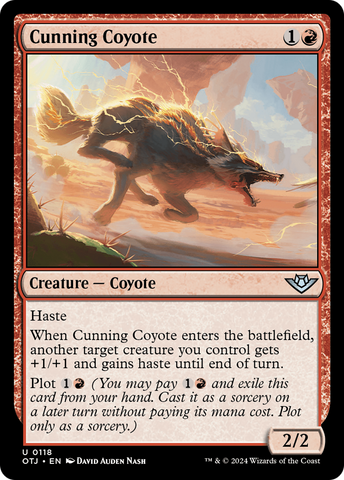 {@C} Cunning Coyote [Outlaws of Thunder Junction][OTJ 118]