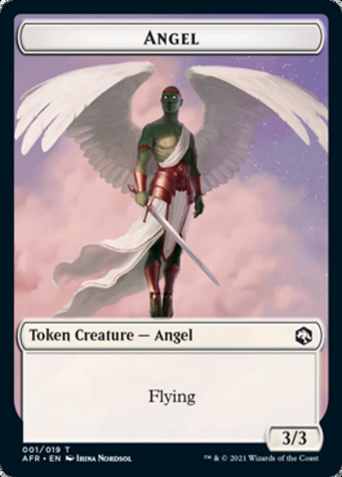 {T} Angel Token [Dungeons & Dragons: Adventures in the Forgotten Realms Tokens][TAFR 001]