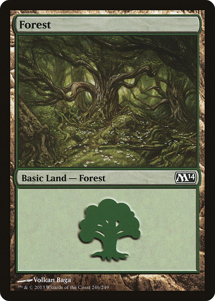 {B}[M14 246] Forest (246) [Magic 2014]