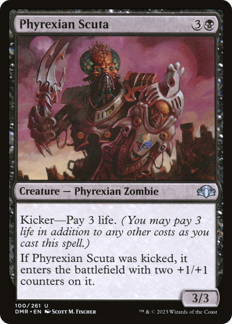 {C} Phyrexian Scuta [Dominaria Remastered][DMR 100]