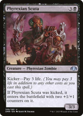 {C} Phyrexian Scuta [Dominaria Remastered][DMR 100]