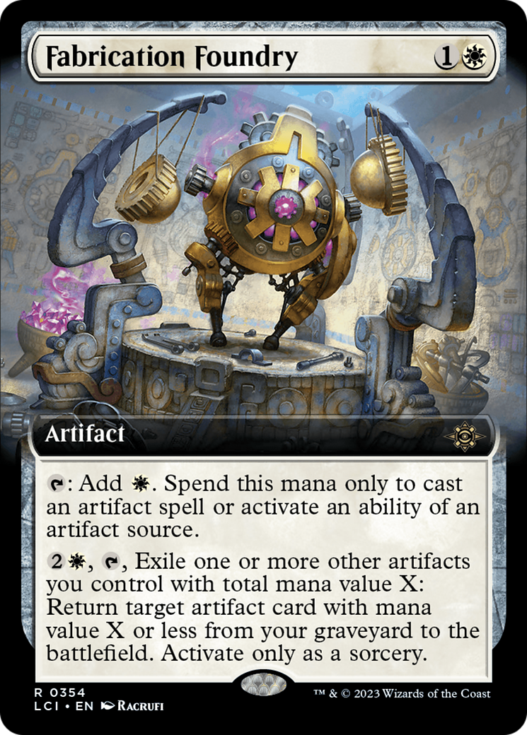 {@R} Fabrication Foundry (Extended Art) [The Lost Caverns of Ixalan][LCI 354]