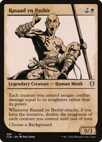 {C} Rasaad yn Bashir (Showcase) [Commander Legends: Battle for Baldur's Gate][CLB 380]