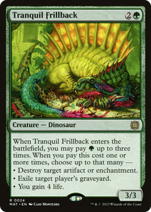 {R} Tranquil Frillback [March of the Machine: The Aftermath][MAT 024]