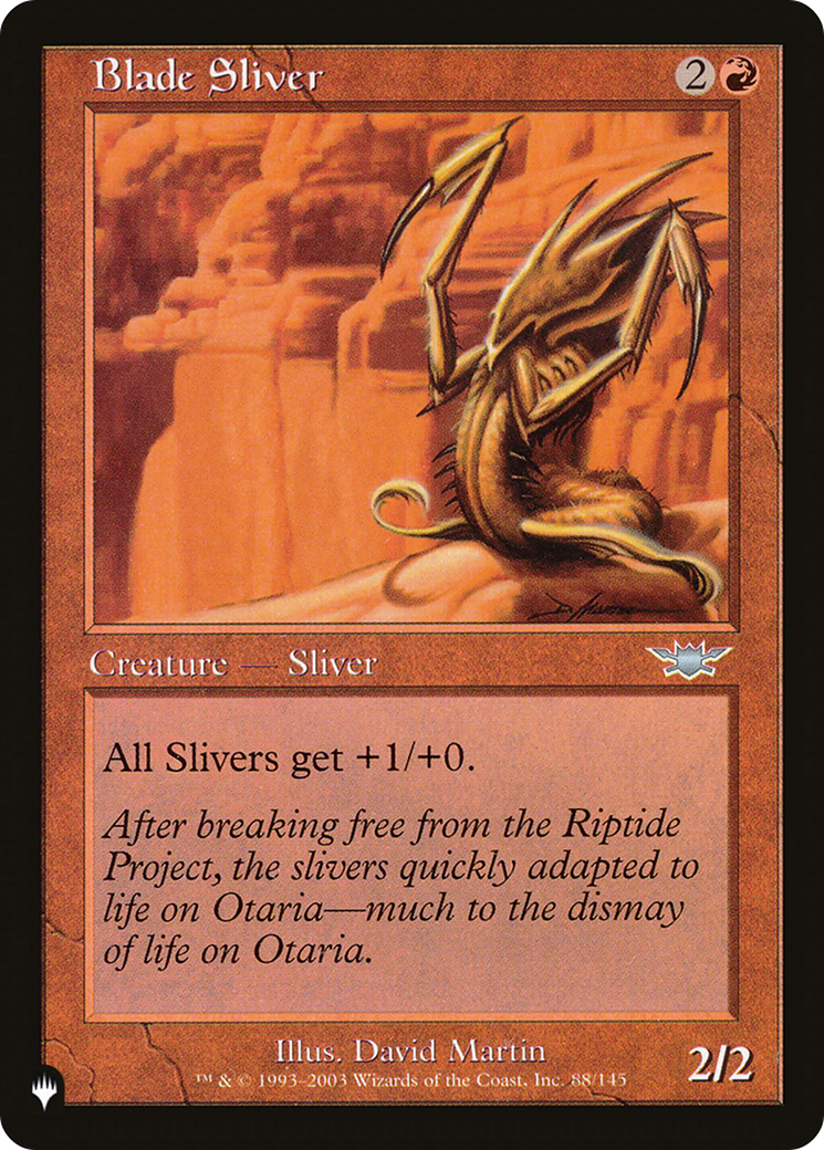 Blade Sliver [LIST 88/145]