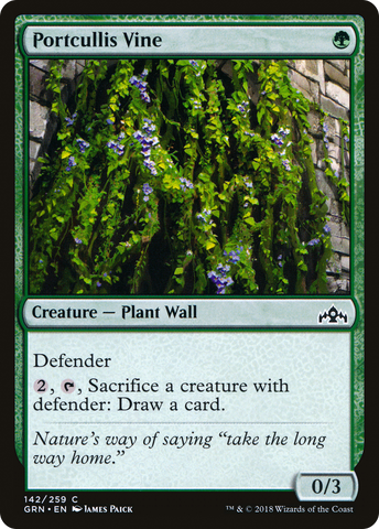 {C} Portcullis Vine [Guilds of Ravnica][GRN 142]