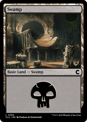 {B} Swamp (0262) [Ravnica: Clue Edition][CLU 262]