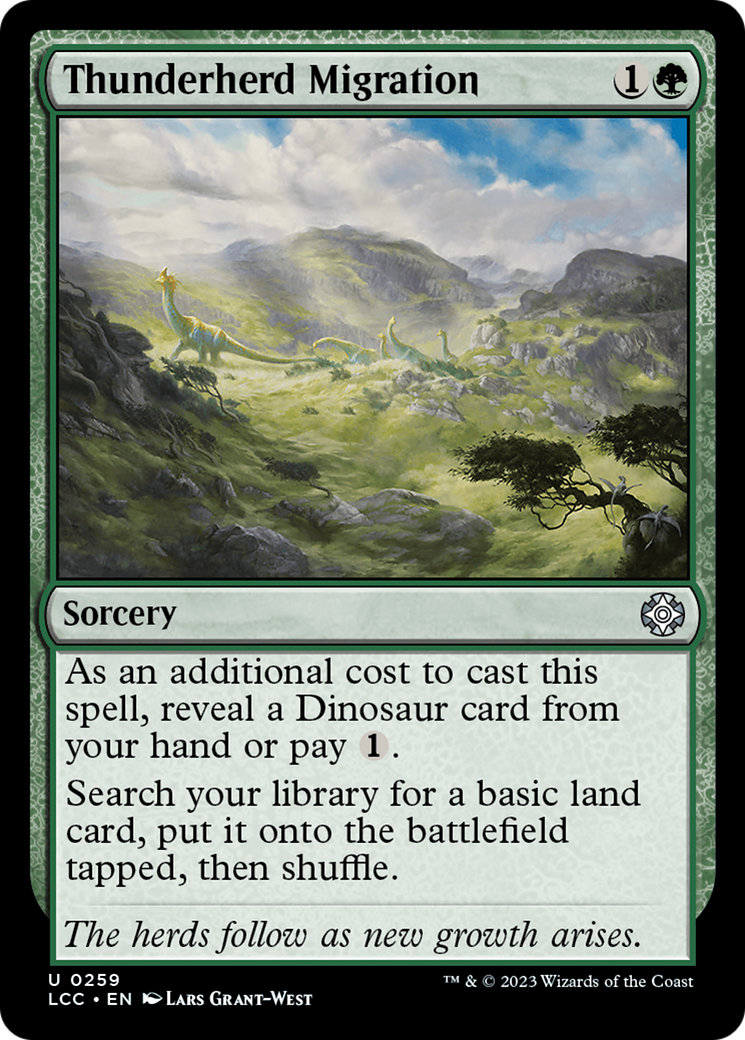 {C} Thunderherd Migration [The Lost Caverns of Ixalan Commander][LCC 259]