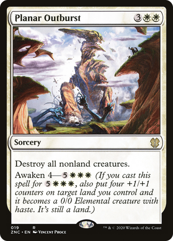 {R} Planar Outburst [Zendikar Rising Commander][ZNC 019]