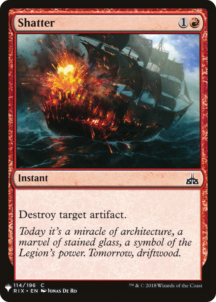 {C} Shatter [Mystery Booster][LS RIX 114]