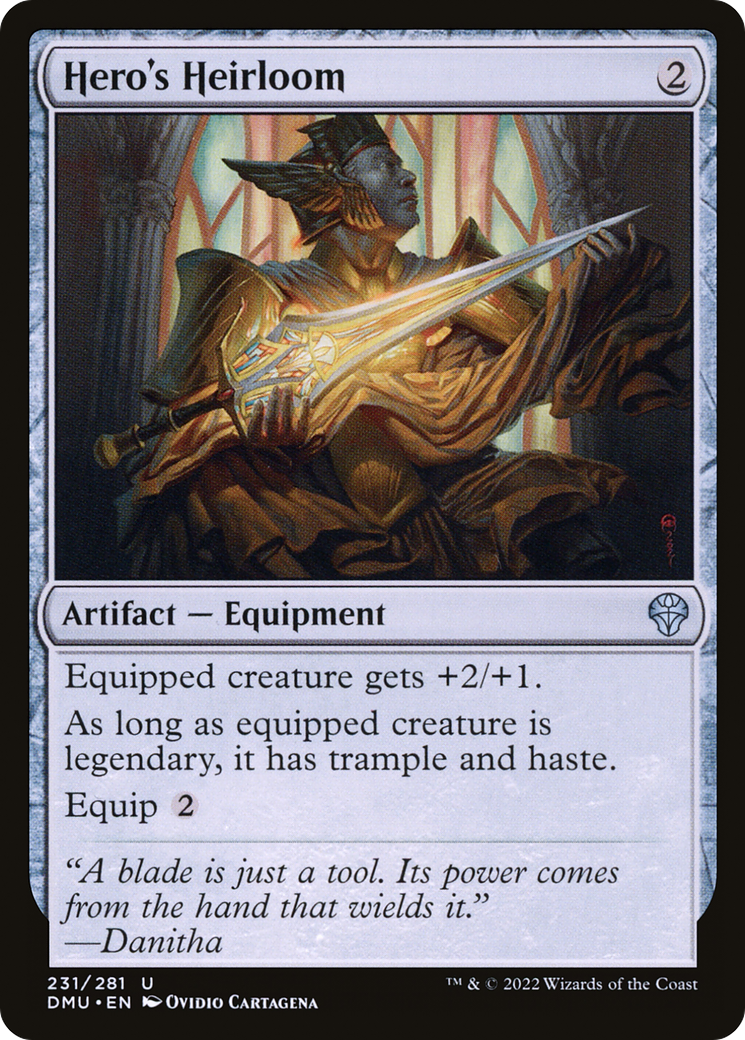 {C} Hero's Heirloom [Dominaria United][DMU 231]