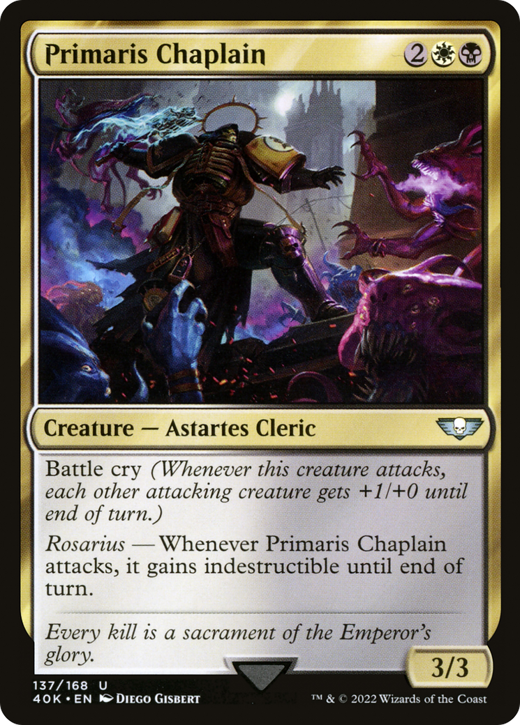 {C} Primaris Chaplain [Universes Beyond: Warhammer 40,000][40K 137]