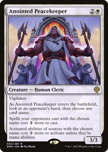 {R} Anointed Peacekeeper [Dominaria United][DMU 002]