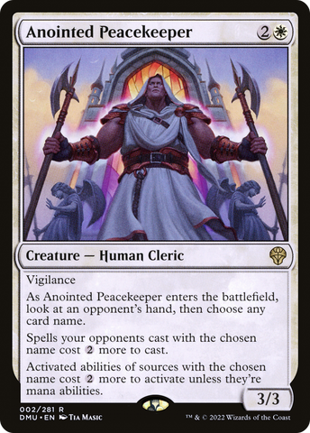 {R} Anointed Peacekeeper [Dominaria United][DMU 002]