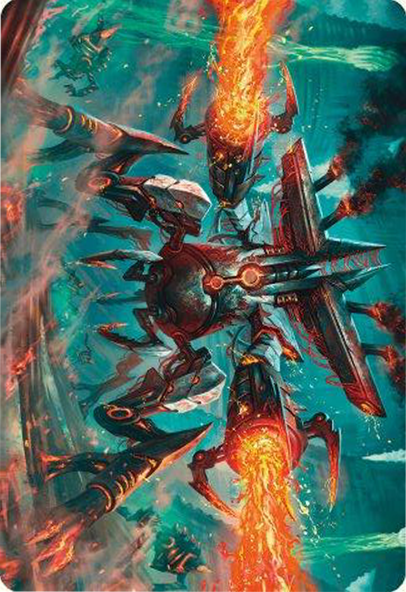 {A} Exterminator Magmarch Art Card [Modern Horizons 3 Art Series][AMH3 033]
